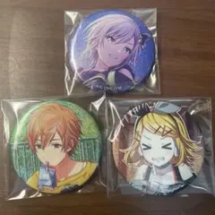 プロセカ グリッター缶バッジ 東雲彰人 鏡音リン 日野森志歩