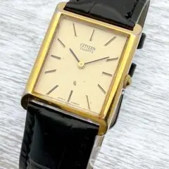 90s Vintage Citizen tank 腕時計 タンク ローマン文字盤 - メルカリ