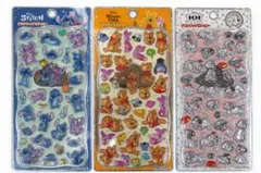 正規品 プチドロップステッカー 101匹わんちゃん プーさん スティッチ