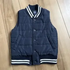 西松屋　ダウンベスト　100 ネイビー