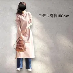 【着用3回】マタニティ& 授乳ワンピース／授乳口付き