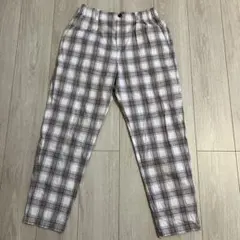 studio CLIPチェック柄 カジュアルパンツ Lサイズ