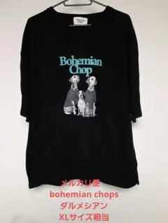 メルカリ便　bohemian chops ダルメシアン　Tシャツ　XLサイズ相当
