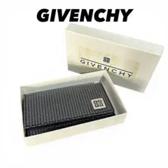 GIVENCHY キーケース レザー ロゴプレート ブラックのサムネイル