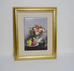 陶板絵画　陶板絵　壁掛け　アンティーク　輸入 品？フロリダ ジェイと小鳥 陶板絵画 陶板絵 壁掛け アンティーク 輸入 品？フロリダ ジェイ