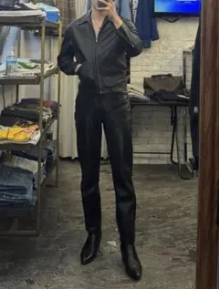 極美品Schott レザーパンツ 28 USA製 牛革 600 - メルカリ