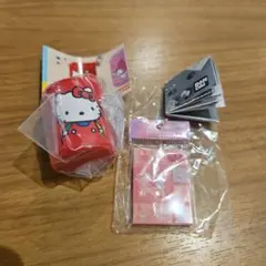 サンリオ ハローキティ コインシリンダー タイルシールミニチュアチャーム セット