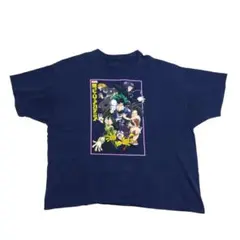 ひ*み様 【輸入古着】僕のヒーローアカデミア Tシャツ ネイビー