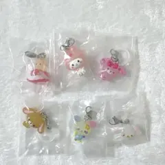 【サンリオ】ゆるっと　めじるしアクセサリー　全6種　コンプリートセット
