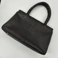 未使用】TAKAHIKO 貴彦 パイソン　本物　トートバッグ　ハンドバッグのサムネイル