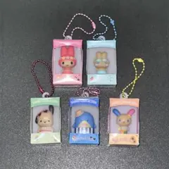 サンリオ キャラクターズ ミニフィギュア キーホルダー 5種セット