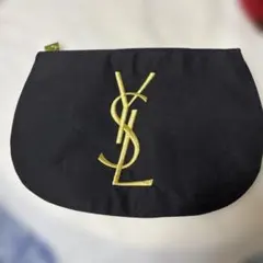 YSL キルティング ポーチ ブラック ノベルティ - メルカリ