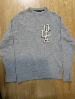 UNITEDARROWS UCLAロゴ グレー セーター Sサイズ(Mに近い)
