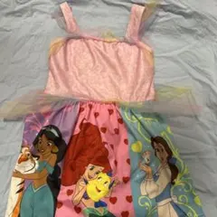 ディズニー　水着　120サイズ　女の子　ワンピース　アリエル　ベル　ジャスミン