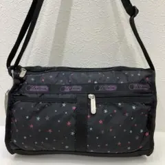 3970 LeSportsac レスポートサック　ショルダーバッグ　ブラック　星