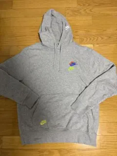 Nike フード付き スウェットシャツ L グレー
