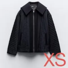 ZARA ザラ コントラストパフジャケット