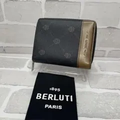 (美品)大人気、ベルルッティエクスペディション、ラウンドファスナー、折り財布のサムネイル