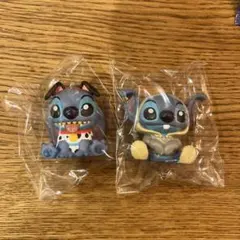 【スティッチ】 ソフビパペットマスコット 2体セット