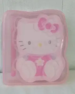 キティ　ケース入りメモ　ダイカット　花