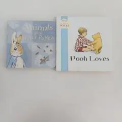 【ず1636】ピーターラビット＆くまのプーさん絵本2冊セット