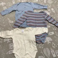 長袖ボディスーツ 3点セット next2枚　ヘビーギャップ1枚