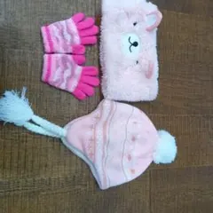 キッズ用ニット帽、手袋、ネックウォーマー