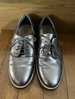 Clarks レザー シューズ メタリックのサムネイル