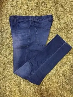 美品 ユニクロ ストレッチイージーパンツデニムSサイズ