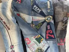 90s～00s pepejeans パッチワークデニムセットのサムネイル