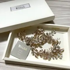 Bliss ウェディング ヘッドドレス ゴールド