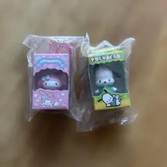 サンリオチョコボックスフィギュアコレクションマイメロディ　ポチャッコ２個セット