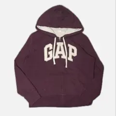 00s OLD GAP full zip up hoodie y2k 刺繍ロゴ