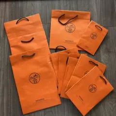 32枚美品　まとめうり　HERMES オレンジショップ袋 複数枚セット 32枚美品 まとめうり HERMES オレンジショップ袋 複数枚セット