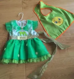 メロンパンナ風ドレスとマント(ハンドメイド)