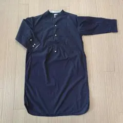 ビームス ボーイ　ドット柄　シャツワンピース　【S】　カジュアル　綿100%