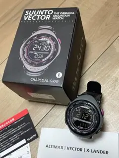 値下げ❗️限定カラー❗️SUUNTO スントベクター　チャコールグレー　送料無料