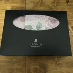 LANVIN 花柄ハンカチとポーチセット