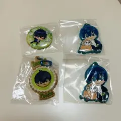 ブルーロック 潔世一 ラバーキーホルダー 缶バッジ