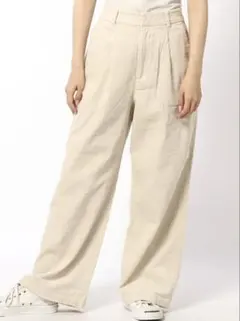 【超美品】LOWRYSFARM コーデュロイワイドパンツ