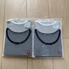UNIQLO ストライプ アンダーシャツ 120cm 2枚セット