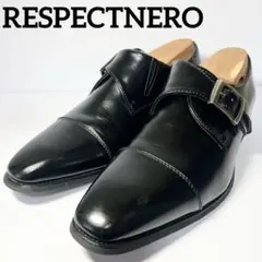 RESPECTNERO リスペクトネロ モンクストラップ 24.5 ブラック 黒