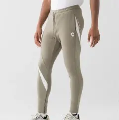 CRONOS クロノス スウェットパンツ スキニーパンツ ベージュ S