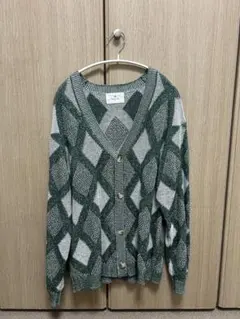 URBAN RESEARCH ジャガードVネックニットカーディガン