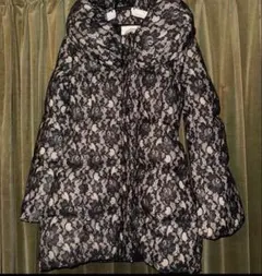 新品未使用　花柄レースダウンジャケット