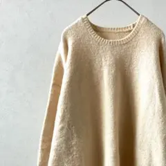 coca ニット セーター クルーネック サイドスリット シンプル ゆったり