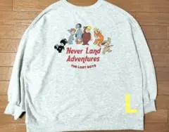 ピーターパン　ロストボーイズ　トレーナー　スウェット　グレー　L