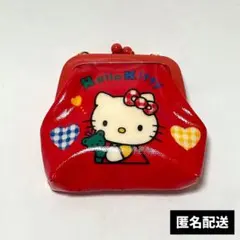 ハローキティ がまぐち財布 ウォレット 94年製 当時物 平成レトロ 希少