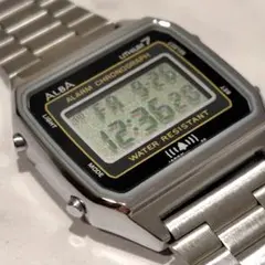 動作確認済み　SEIKO　アルバ　ALBA　W309-4224　デジタル時計