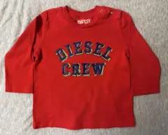DIESEL ディーゼル ベビー 半袖Tシャツ 80 赤 レッド